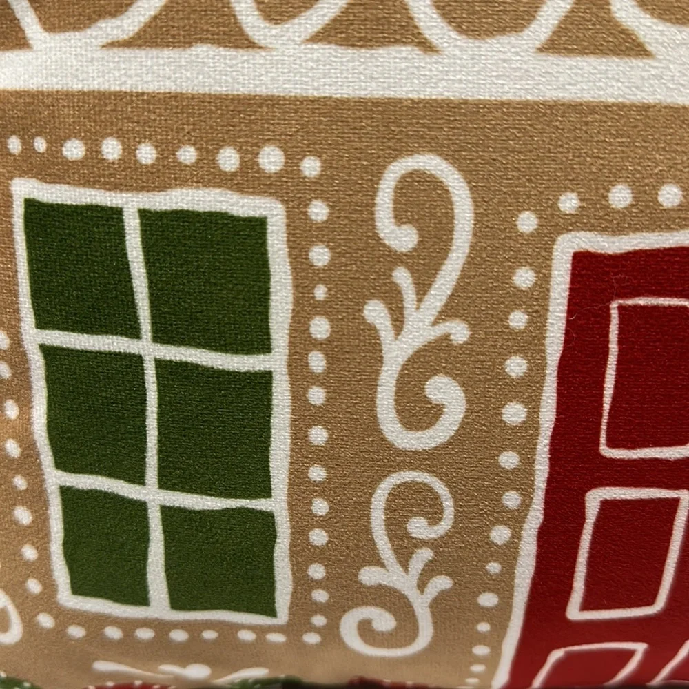 🌸NEW HOBBY LOBBY GINGERBREAD HOUSE PILLOW CHRISTMAS DECORATIONS (14in. X…